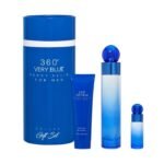 Perry Ellis 360 Very Blue for Men 3PC EDT Set